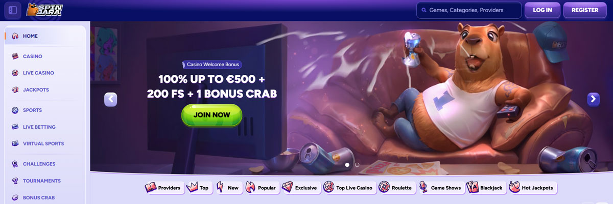 Pravidelné promo akce Spinbara